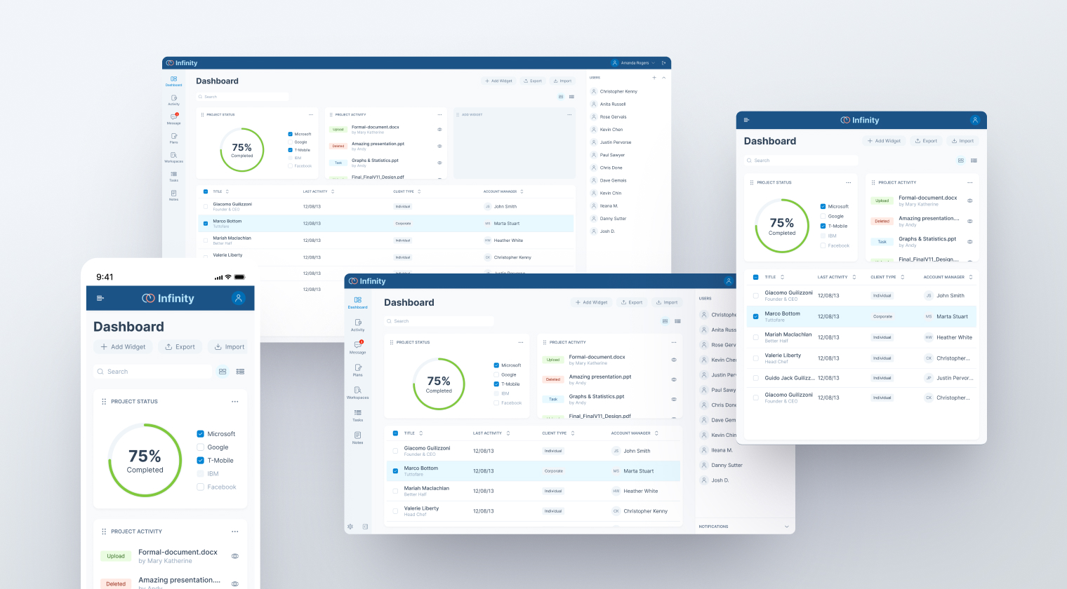 Project Management Dashboard